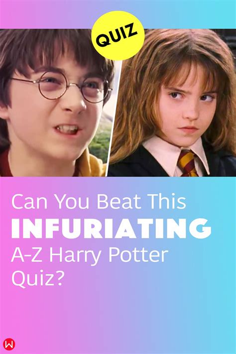 harry potter tests for girls